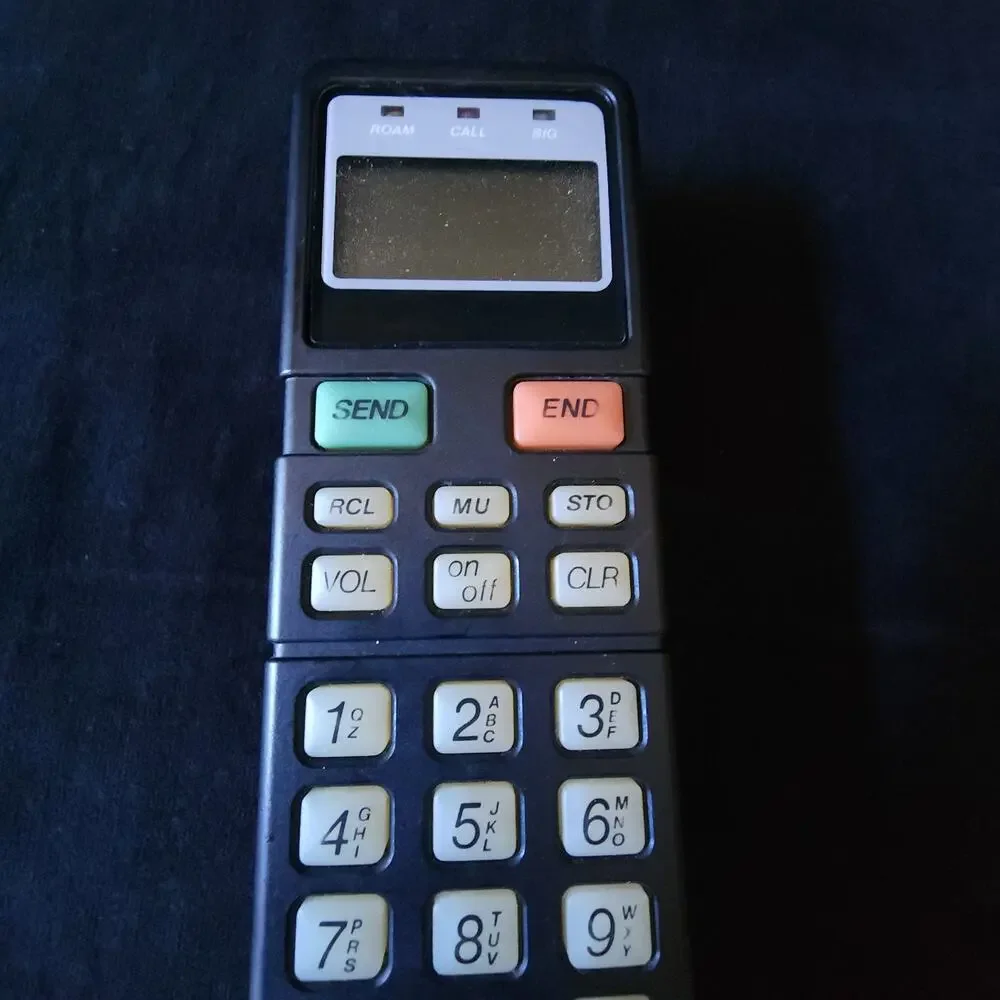 Vintage Technophone MC905A MK II Mobile Telephone Car Phone w/ Carry Case